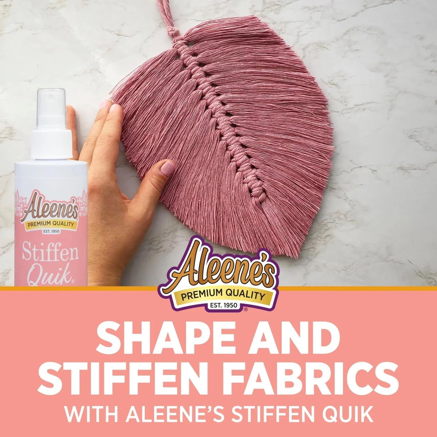 Aleene's 15581 Stiffen-quick Fabric Stiffening Spray (8oz),transparent, 236 ml