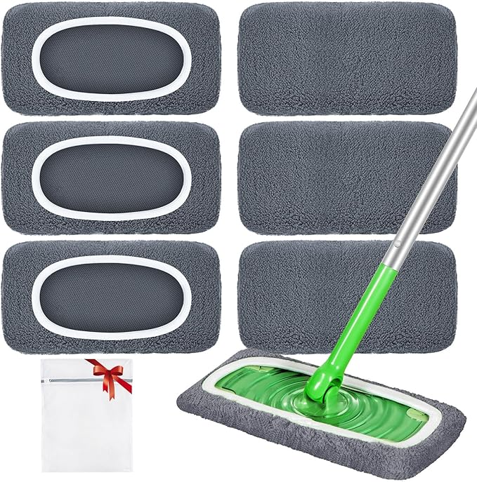 Reusable Dry Sweeping Cloths Microfiber Wet Pads Refill Compatible