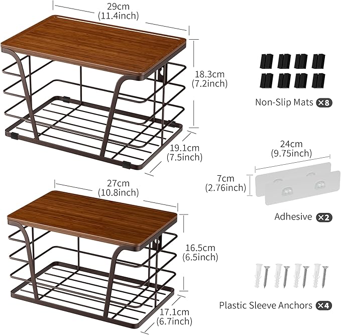 Extra Large 2 Pack Potato and Onion Storage Bins, Stackable Storage Pantry