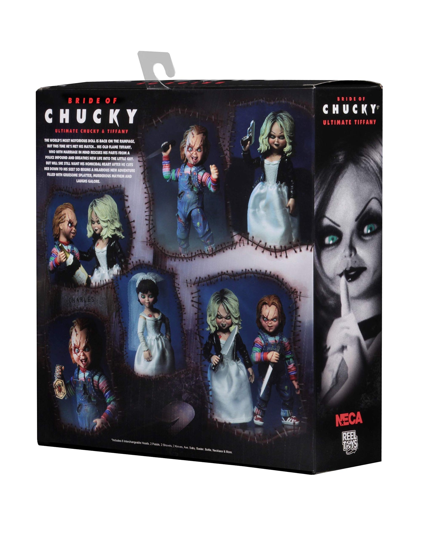 NECA - Bride of Chucky - 7" Scale Action Figure - Ultimate Chucky & Tiffany 2-Pack