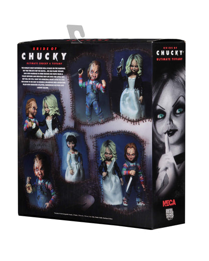 NECA - Bride of Chucky - 7" Scale Action Figure - Ultimate Chucky & Tiffany 2-Pack