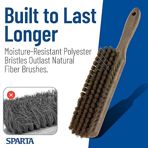 SPARTA Handheld Soft Counter Brush 8 Inch Bristle Span, Countertops, and