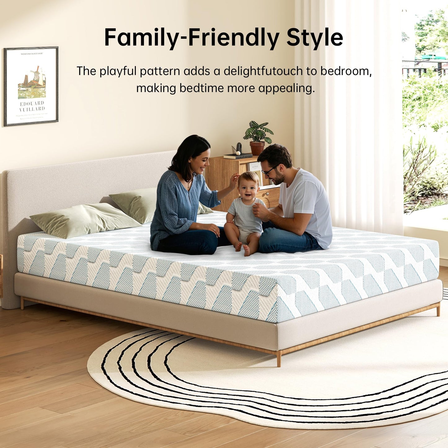 TFD Twin Size Mattress, 6 Inch Cooling Gel Memory Foam Mattress in a Box for Pressure Relief, No Fiberglass, Motion Isolation, Removable Washable Cover, Medium Firm, 75''L x 38''W