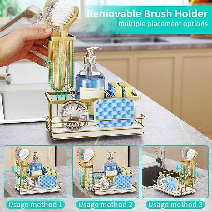 HapiRm Sink Caddy Sponge Holder