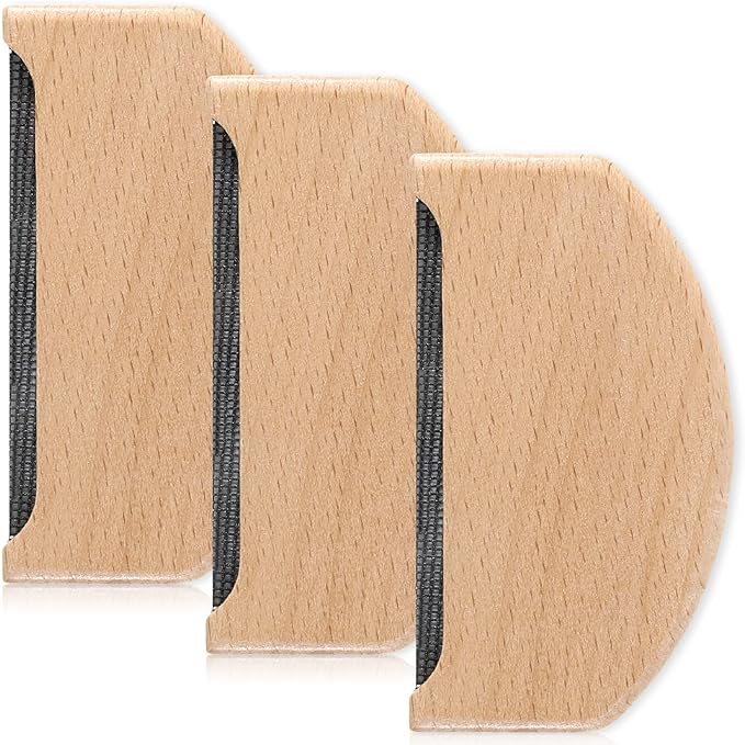 Thinp 3 Pcs Wool Cashmere Comb, Sweater Comb to Remove Pilling Manual Fuzz
