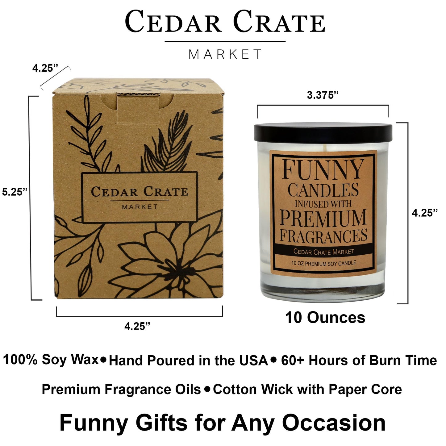 Best Friend, Gift for Women, Men - You are Awesome, Thank You Candle Gift for Her, Him, Inspirational Present for Coworker, Sister, Bestie, Funny Happy Birthday Candle,100% Soy Wax Handmade in the USA