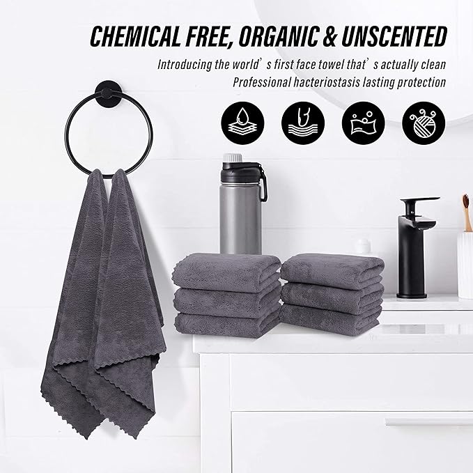 MOONQUEEN 6 Pack Premium Hand Towels
