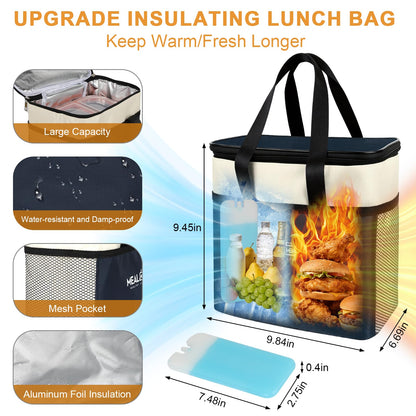 XIANKE 3Pack Stainless Steel Lunch Box, 27oz/800ml Snack Containers with Lids, Stainless Steel Food Storage Container with Lockable Clip, Leak-proof, Dishwasher-Safe Snack Box for Travel, Work