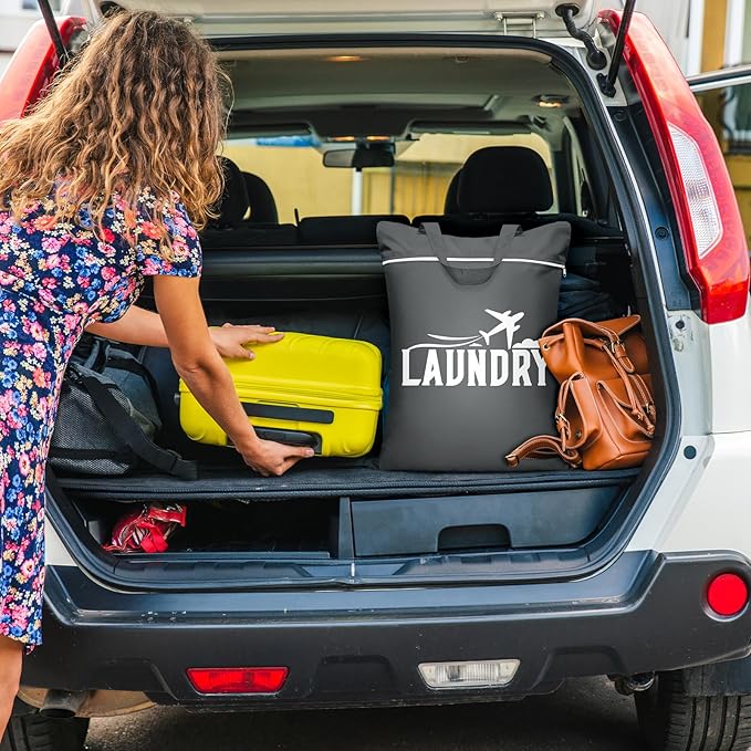 2 Pcs Large Travel Laundry Bags