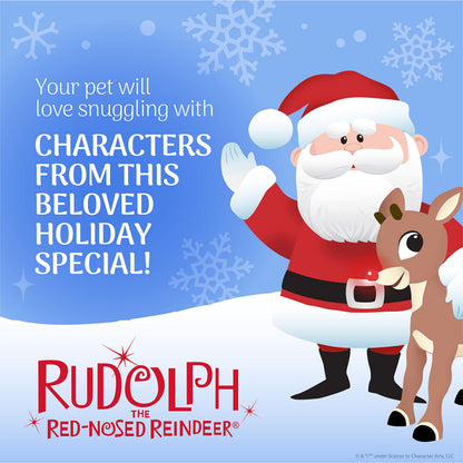 Rudolph The Red-Nosed Reindeer Toys for Dogs - 9" Plush Rudolph Squeaker Dog Toy, Chew Dog Toys - Holiday Toys for Pets, Christmas Dog Toys, Rudolph Dog Toy, Dog Toys for Christmas