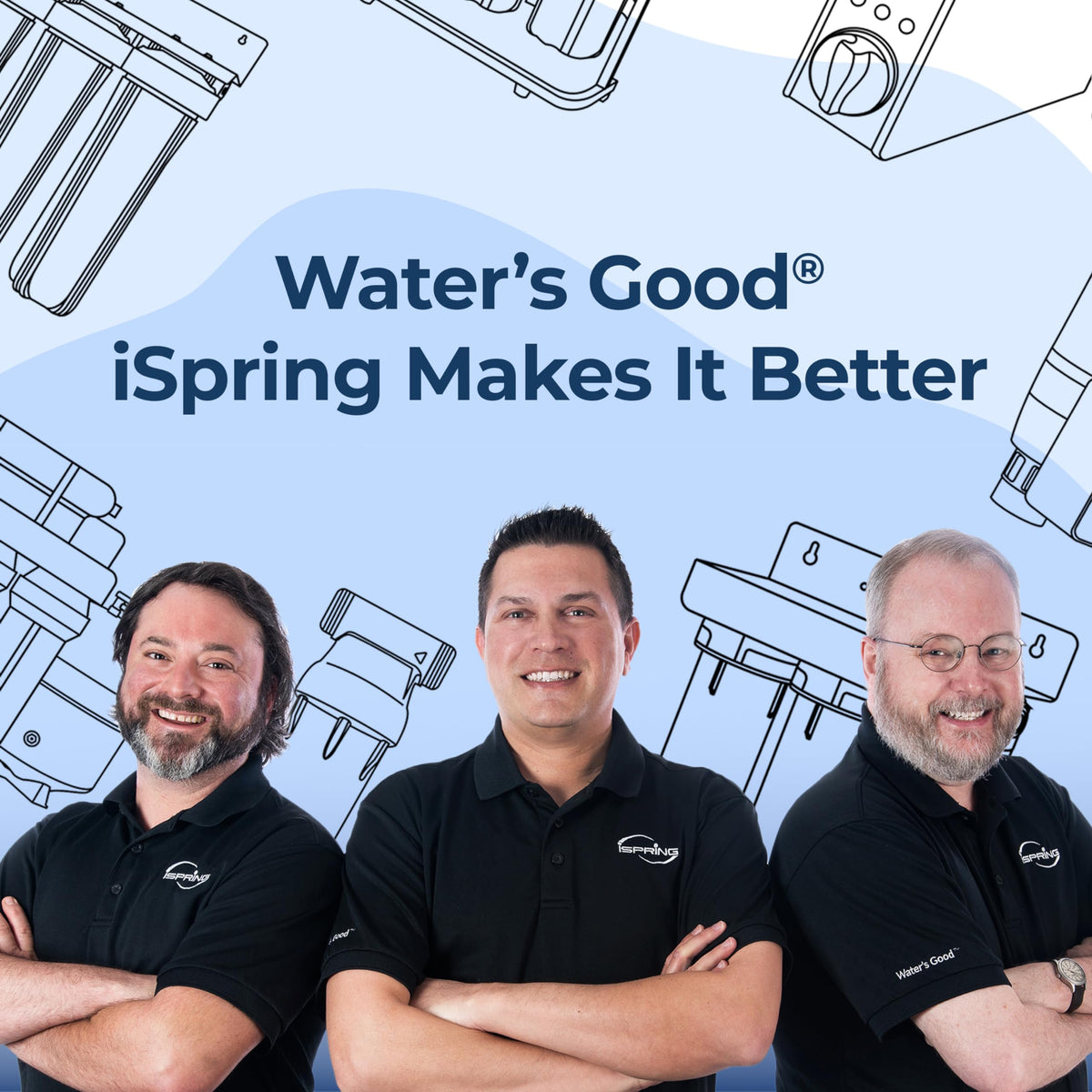 iSpring Whole House Water Softener System, 50,000 Grain High Capacity Removes Hardness with Automatic Backwash and Low Salt Alarm, Hardness & Scale Reduction in House and Commercial Water Use, WCS50KG