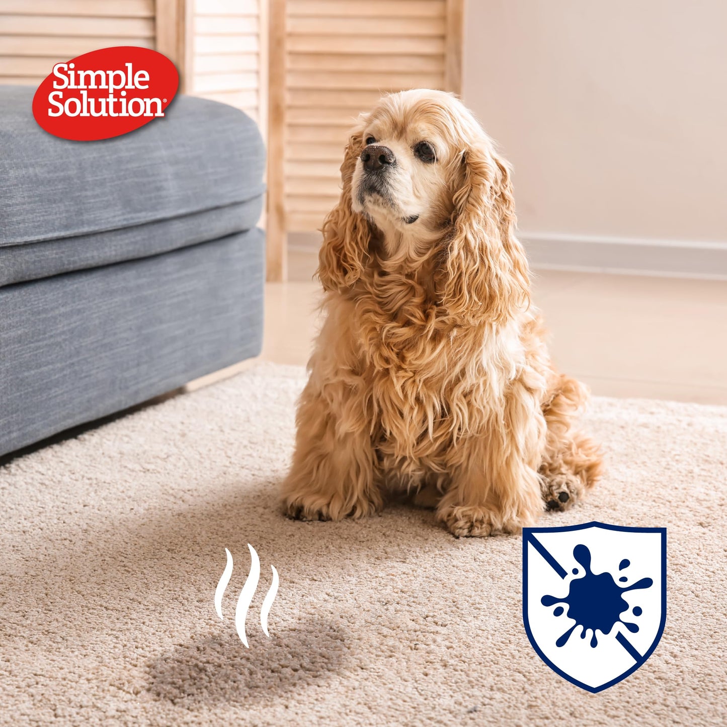 Simple Solution Urine Destroyer Enzymatic Cleaner, Pet Stain and Odour Remover with Pro-bacteria Cleaning Power - 1 Ltrs