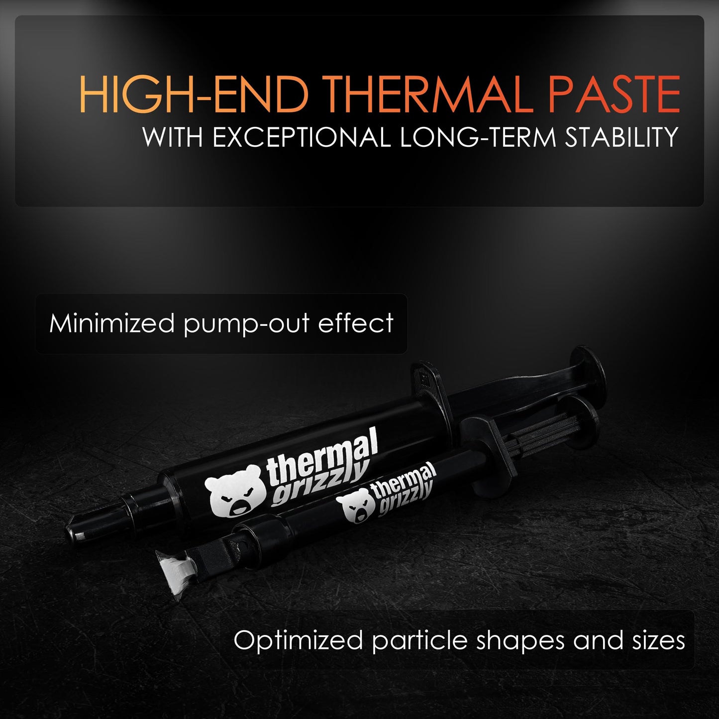 Thermal Grizzly Duronaut - 6 Gram - Enhanced Durability & High Performance Thermal Paste - for Maximum Thermal Conductivity While Overclocking CPU/GPU/PS4/PS5/Xbox