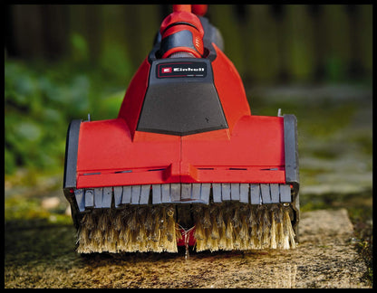 Einhell ULTRA Brush (195mm Wide, Steel Surface Brush Accessory, Suitable For Stone & Concrete) - Compatible With Einhell PICOBELLA 18/215 Cordless Surface Brush