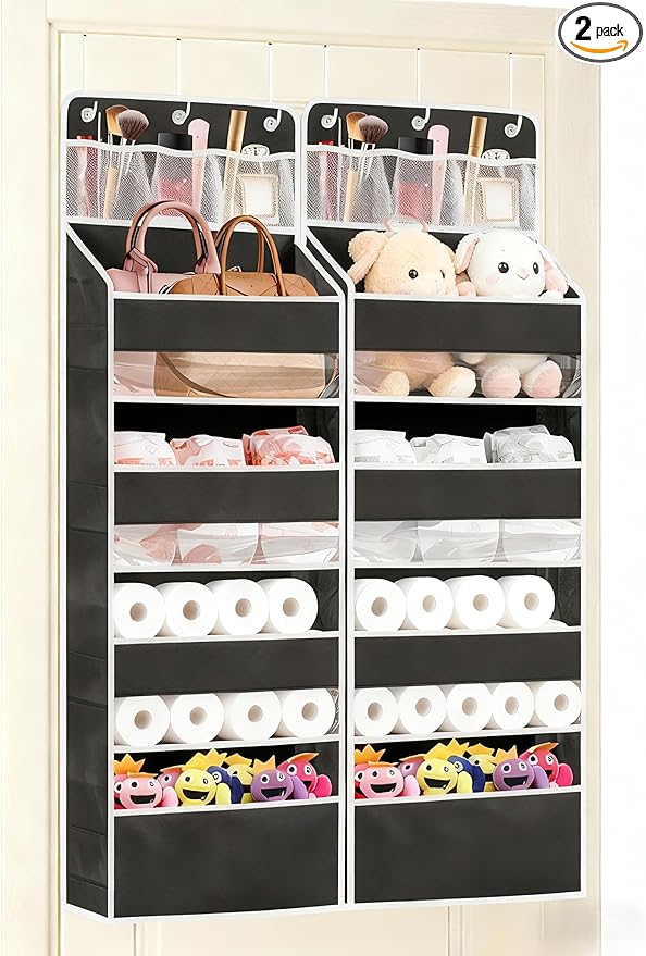 2 Pack Over the Door Storage Organizer