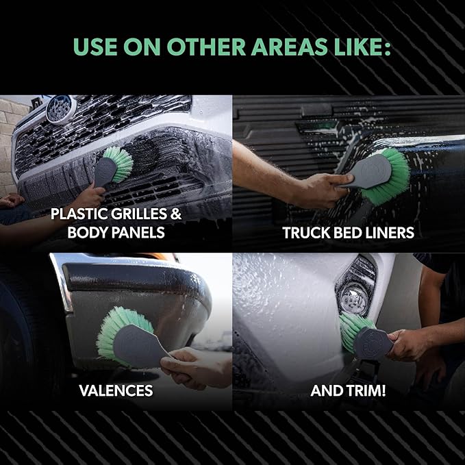 Chemical Guys Wheelie All Exterior Surface and Wheel Brush, Wheel Cleaner Brush