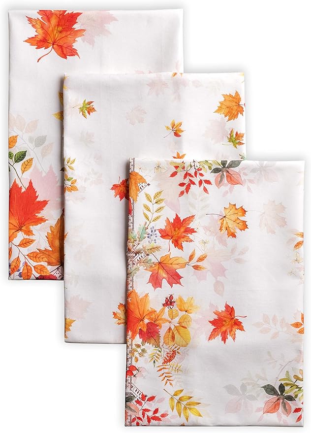 Maison d' Hermine Kitchen Towels Set of 3 100% Cotton 20" x 27.5" Reusable