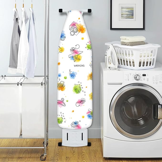 Extra Thick Ironing Board Cover and Pad, 15x54 Ironing Board Cover, Resist
