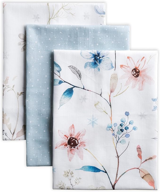 Maison d' Hermine Kitchen Towels Set of 3 100% Cotton 20" x 27.5" Reusable