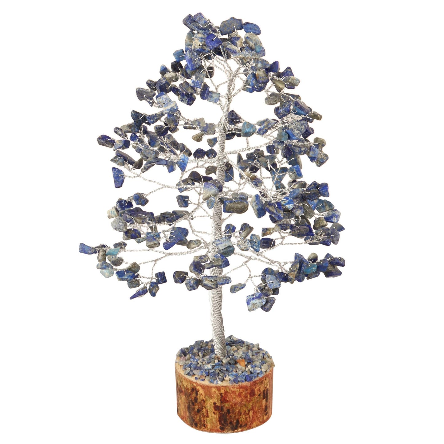 Crocon® Lapis Lazuli Healing Crystals Tree Bonsai Desk Decor for Women Blue Room & Office Decor Spiritual Gift Meditation Crystals Home Decor Cute House Warming Gifts for Men Dad Birthday Him, 10"