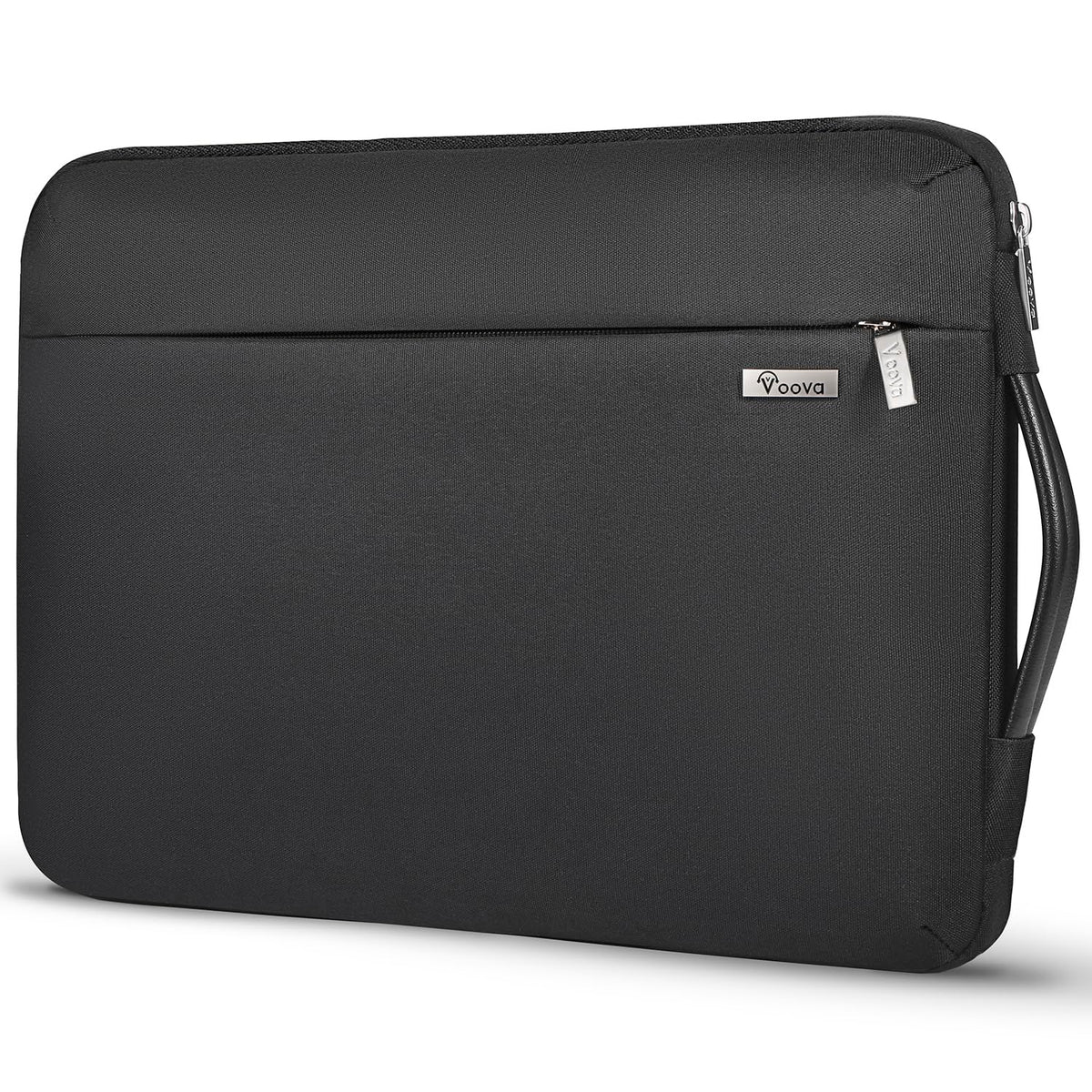 Voova Laptop Sleeve Case 13 13.6 Inch with Handle, 360°Protective Waterproof Slim Computer Bag Cover Compatible with MacBook Air 13 M1/M2/M3/M4 2020-2024, MacBook Pro 13, IPad Air/Pro 13, Black