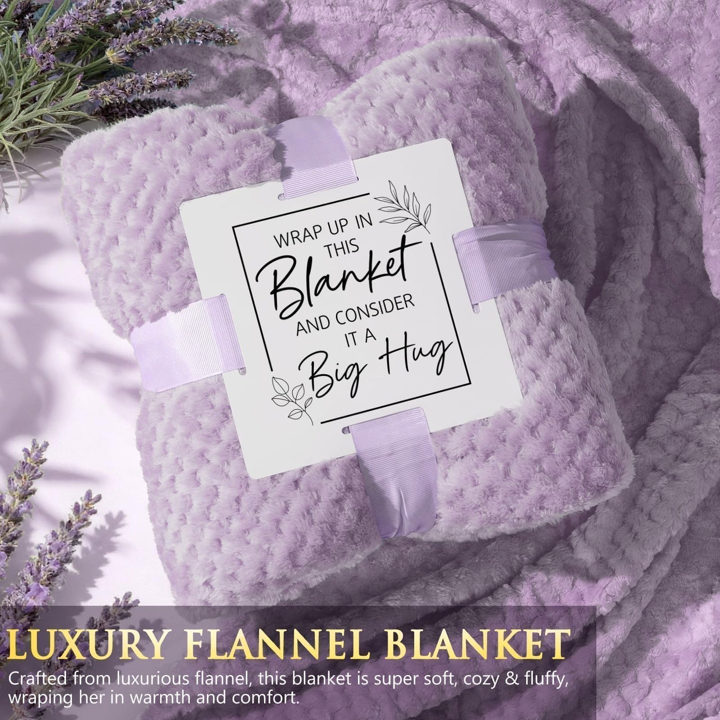 Mothers Day Birthday Gifts for Women Self Care Package Get Well Soon Gift Baskets, Thinking of You Sympathy Spa Gift Set w/ Crochet Flower Bouquet, Unique Gifts for Women Mom Sister Grandma Friends