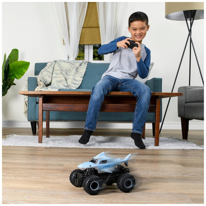 Monster Jam, Official Megalodon Remote Control Monster Truck, 1:24 Scale, 2.4 GHz, for Ages 4 and Up