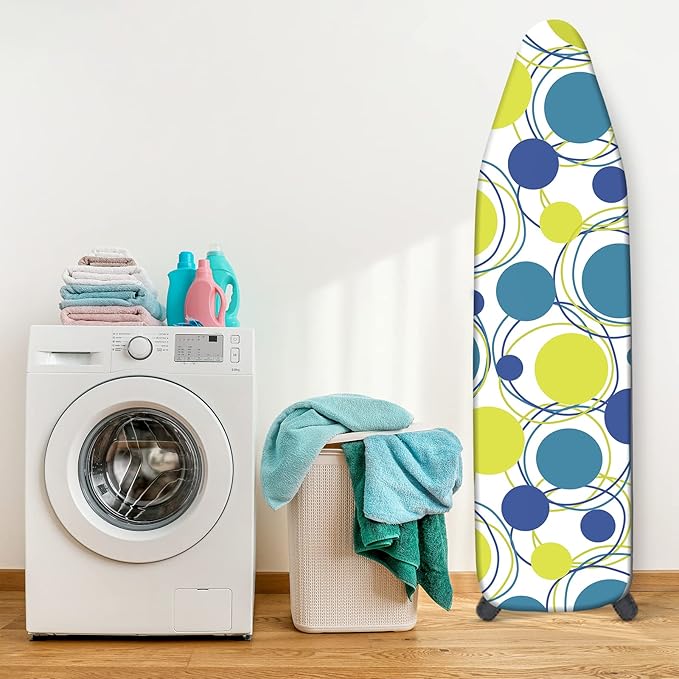 Ironing Board Cover and Pad, Standard Size 12" x 42" Iron Board Replacement