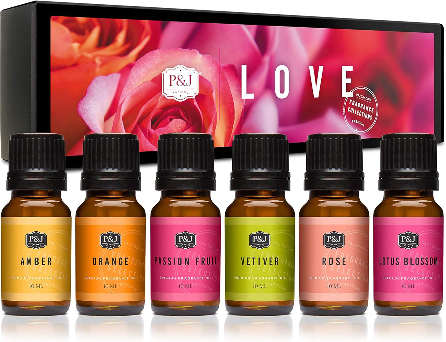 P&J Fragrance Oil Autumn Set | Brown Sugar, Apple, Harvest Spice, Vanilla, Forest Pine, and Snickerdoodle Candle Scents for Candle Making, Freshie, Soap Making Supplies, Diffuser Oil Scents