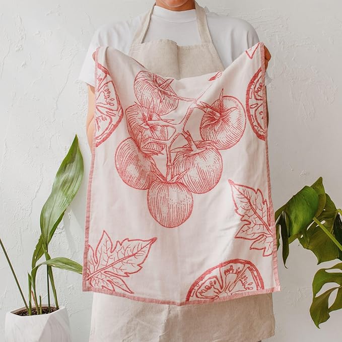 sea me at home Dish Towels for Kitchen, Jacquard Tea Towel Set, Stylish and
