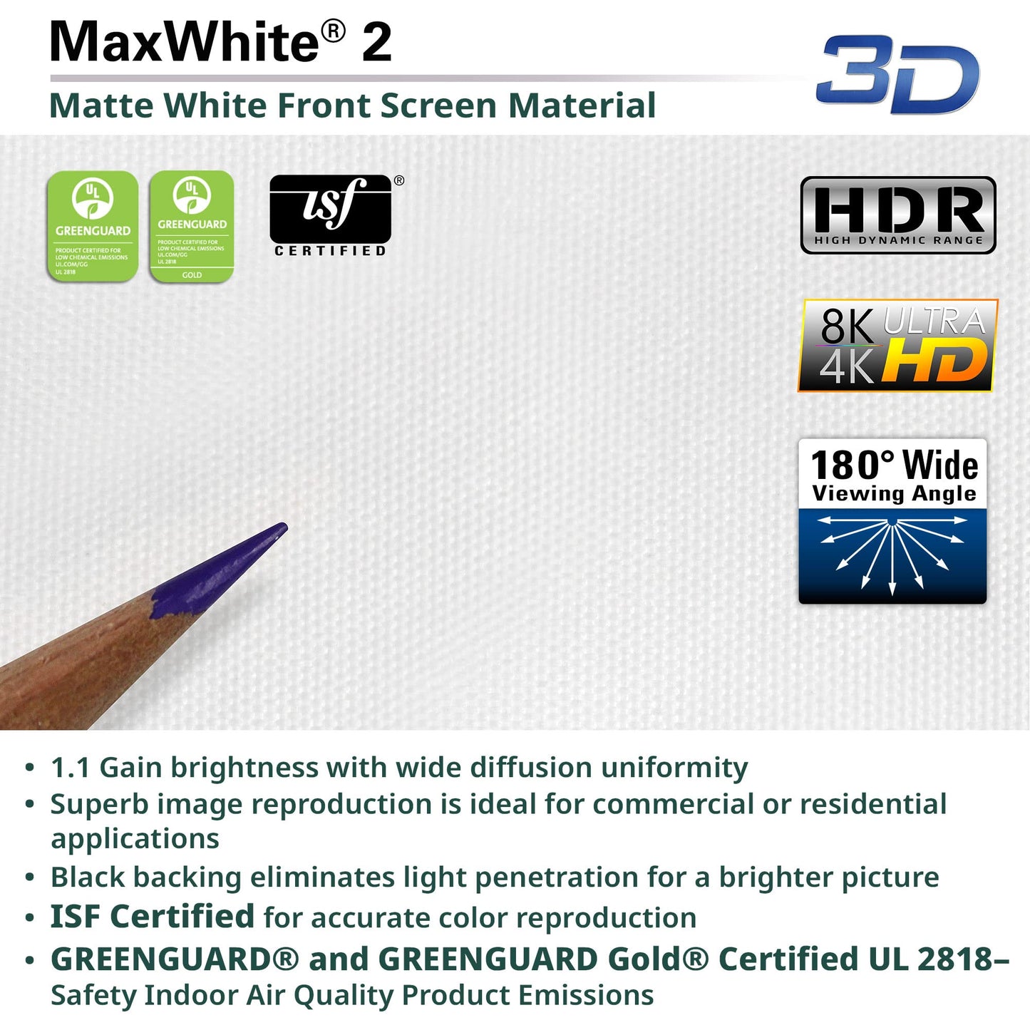 Elite Screens Manual Series, 150-INCH 16:9, Pull Down Manual Projector Screen with AUTO LOCK, Movie Home Theater 8K / 4K Ultra HD 3D Ready, 2-YEAR WARRANTY, M150UWH2
