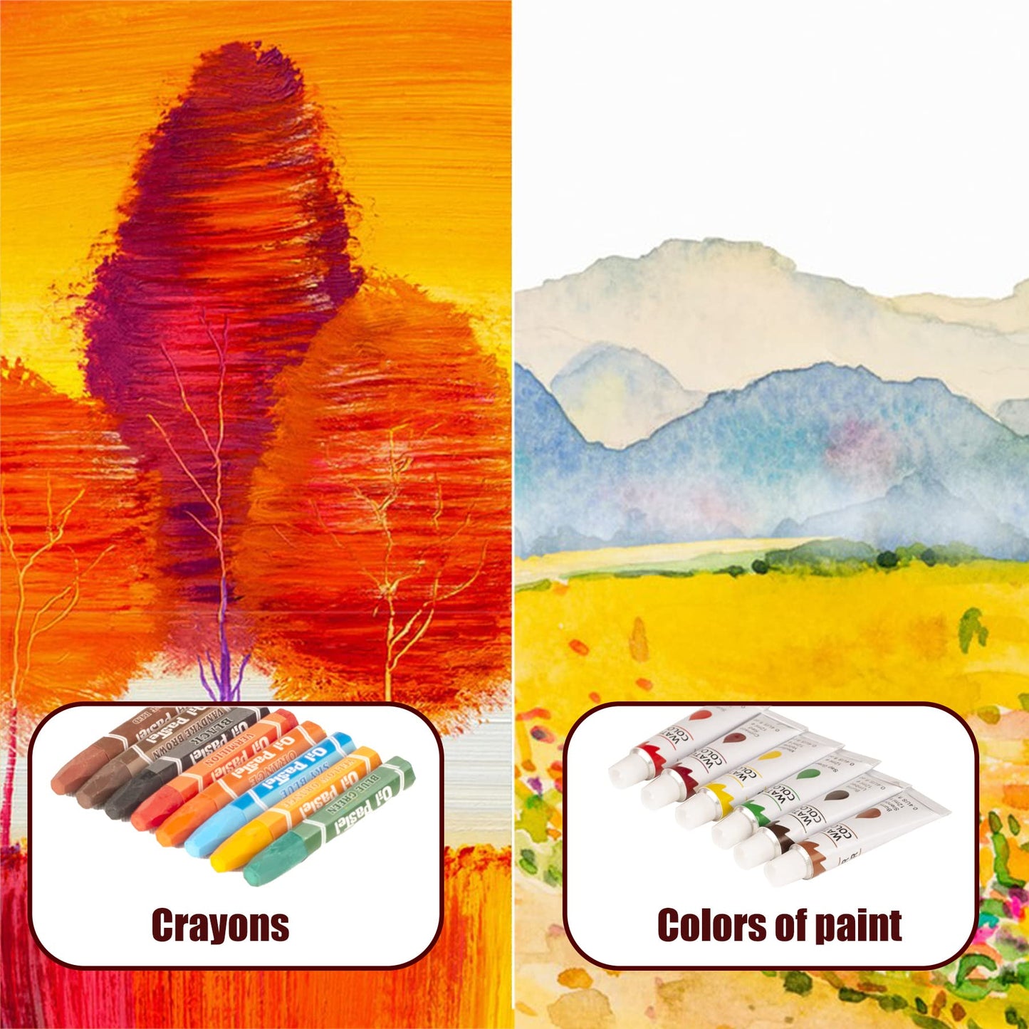 KINSPORY 168 PCS Art Set for Kids, Deluxe Coloring Drawing Art Supplies Case Gift for Teens Boys Girls 4 5 6 7 8 9 10 11 12
