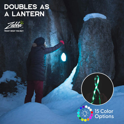 Power Practical Luminoodle Color - 5 ft Color Changing LED String Lights - Outdoor LED String + Lantern for Camping, Hiking, Safety - Remote Control, Dimmer, Waterproof