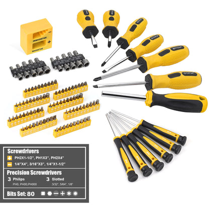TOPLINE 390-Piece Hand Tool Kits for Home, 14-Inch Wide Mouth Tool Bag with Tools Included, Home Tool Set for Men, General Maintenance, Daily Use