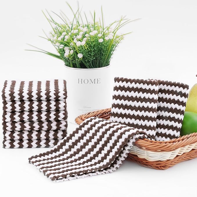 Homaxy 18 Pack Kitchen Dish Cloths, Ultra Soft and Absorbent Dish Towels