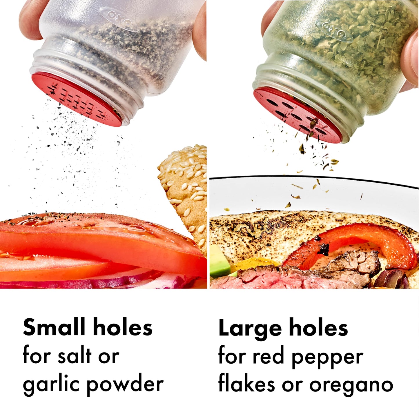 OXO Outdoor 7-Piece Spice Shaker & Squeeze Bottle Set