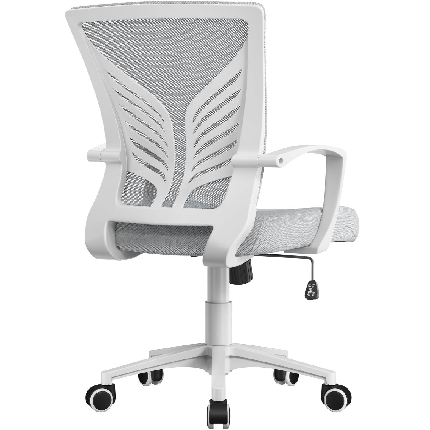 Yaheetech Office Chair Mesh Desk Chair Computer Chair Gaming Chair Adjustable Comfy Chair Swivel Ergonomic Chair for Home Office/Work/Study, Light Gray