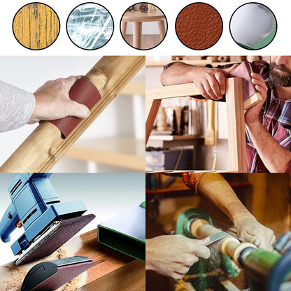 Shineboc Sandpaper Roll 120 Grit, 93mm x 10m Emery Cloth Sanding Rolls for Wood Metal Stainless Steel Hand Sanders