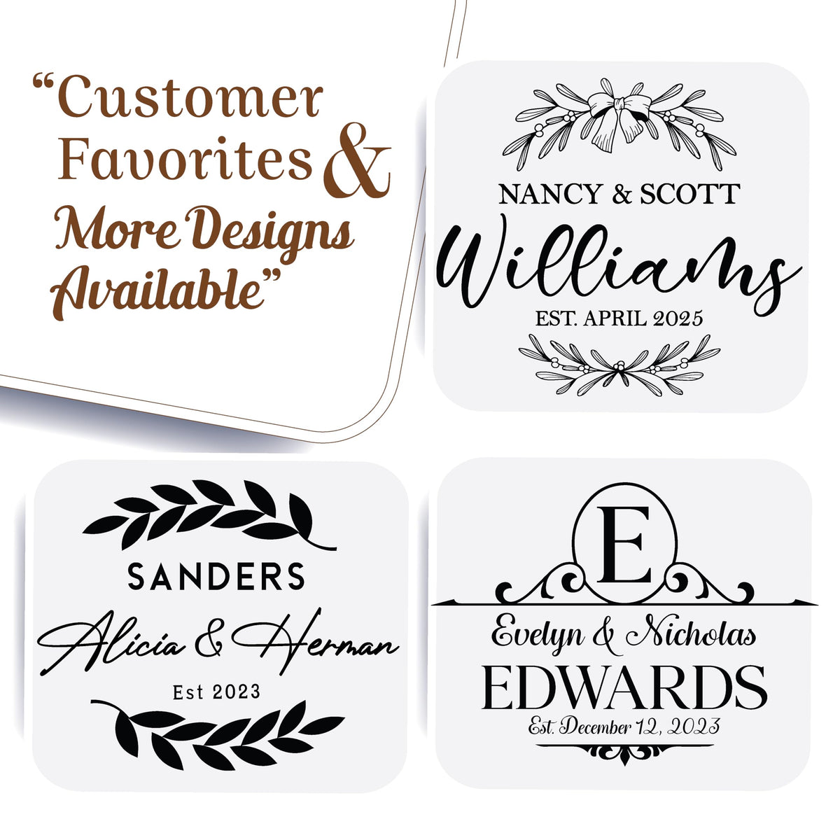 Tayfus Personalized Cutting Board, Custom Engraved Wood Charcuterie Board - Unique Gift Idea for Wedding, Engagement, Bridal Shower, Anniversary & Housewarming - For Couples, Parents & Family