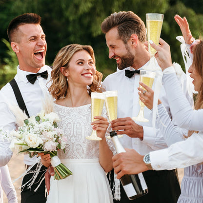 SUREHOME Pink Champagne Flutes Plastic Champagne Glasses Disposable Mimosa Glasses 40 Pack 5 Oz Acrylic Stemware Cocktail Cups Bulk for Valentines Wedding Toasting Engagement Party Supplies