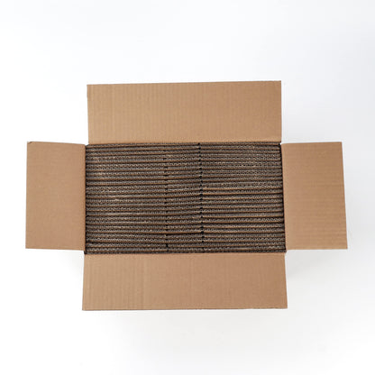 Calenzana 6x6x6 Inches Shipping Boxes Set of 25, White Corrugated Cardboard Box for Packing Mailing Small Business