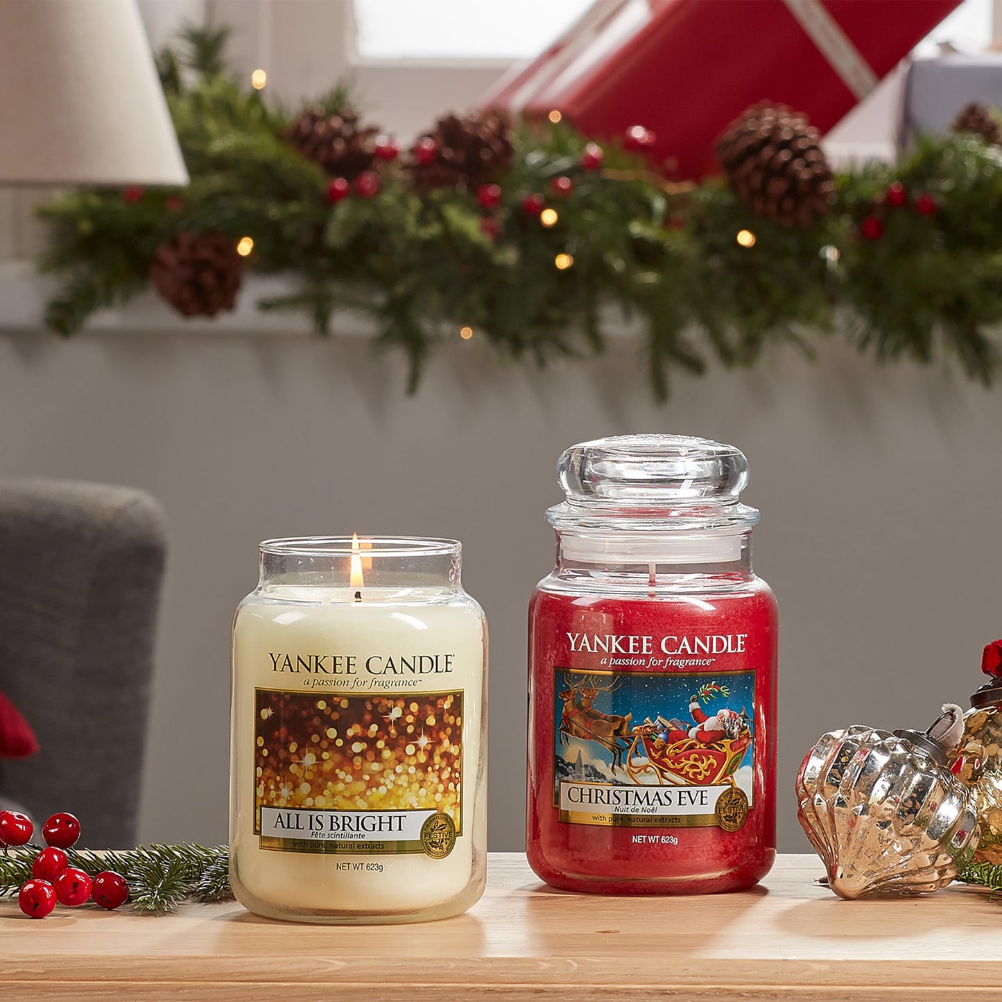 Yankee Candle Scented Candle | Christmas Eve Large Jar Candle | Long Burning Candles: up to 150 Hours | Perfect Gifts for Women