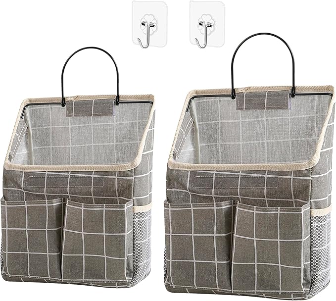 2pcs Wall Hanging Storage Bag, Wall Hanging Organizer Bags