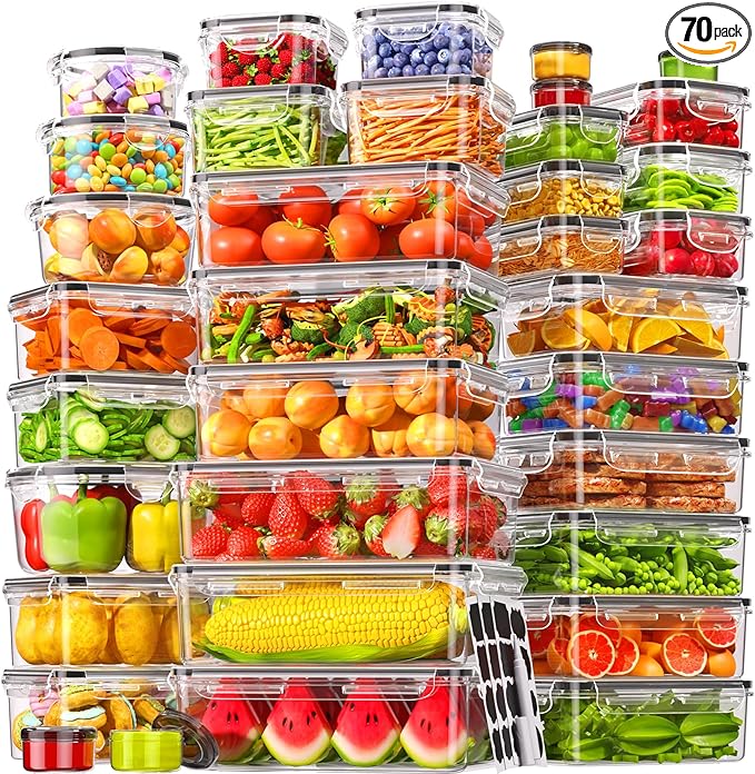 70 PCS Food Storage Containers