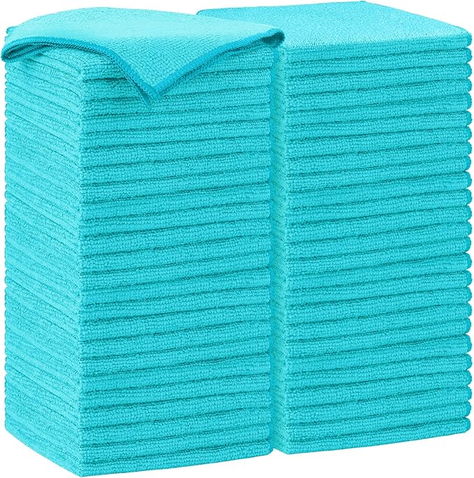 AIDEA Microfiber Cleaning Cloth-50PK, Soft Microfiber Towels