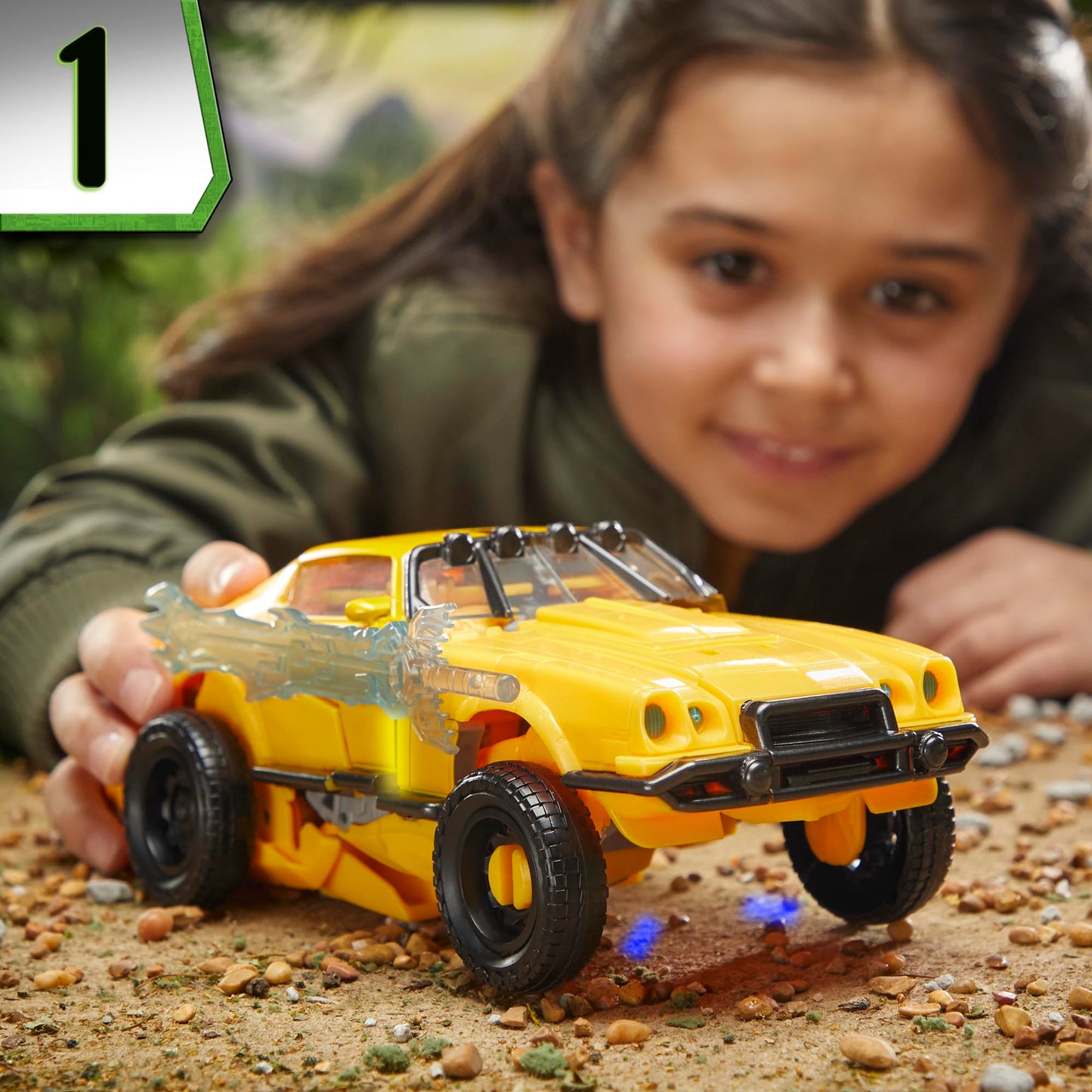 Transformers Toys Rise of the Beasts Film, Beast-Mode Bumblebee Action Figure, Ages 6 and up, 25 cm
