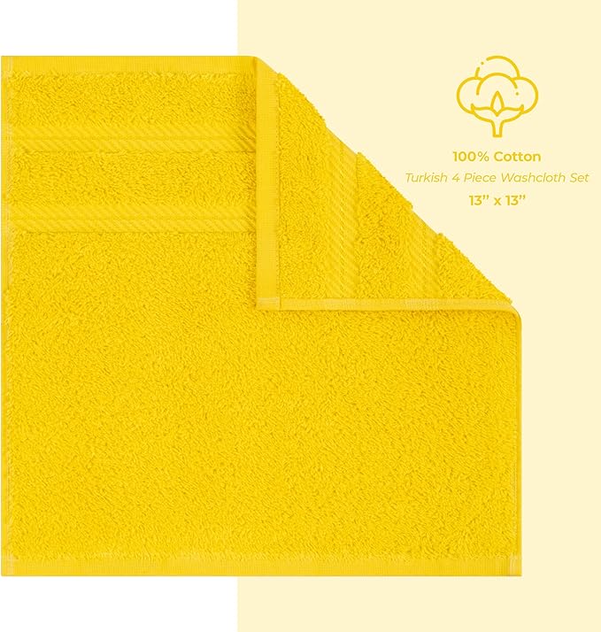 American Soft Linen Luxury Washcloths