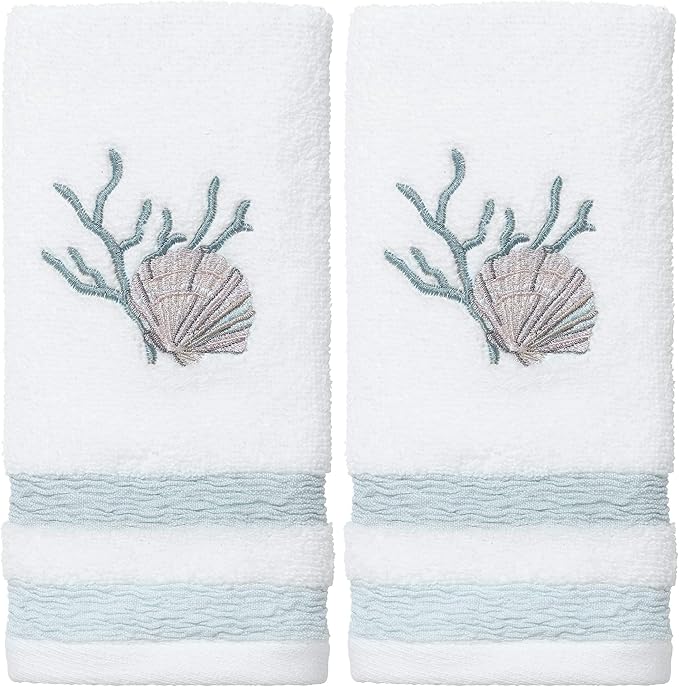 Avanti Linens - Fingertip Towel, Soft & Absorbent Cotton Towel, 18.00" x 11.00"