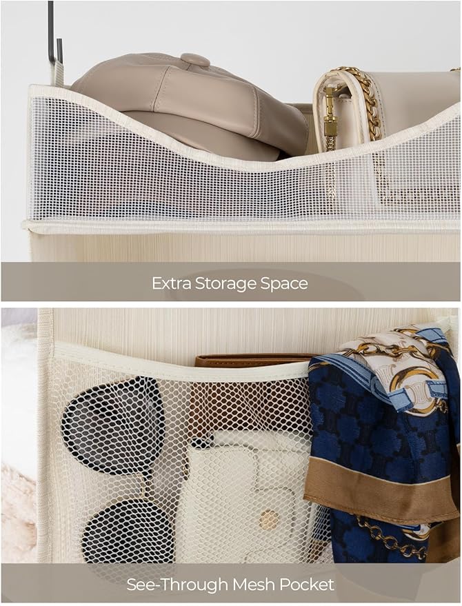 StorageWorks Hanging Closet Organizer, 3-Shelf Hanging Closet Shelves