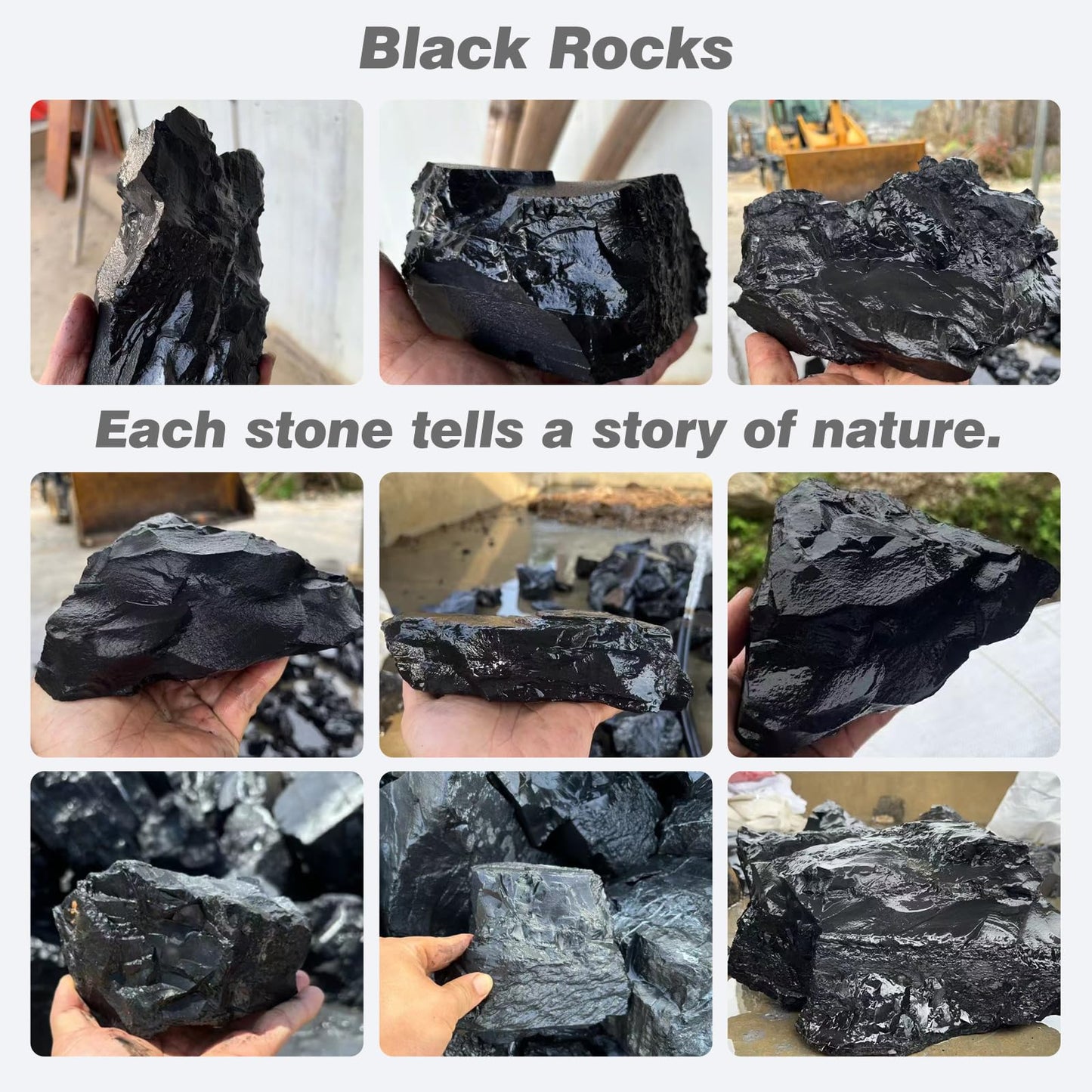 Unocho Aquarium Stone Fish Tank Rocks 5lb Natural Rocks for Aquariums Aquascaping Landscaping Model Tank Decoration Vivariums Paludarium Miniature and Fairy Garden(3"-6"-4pcs)